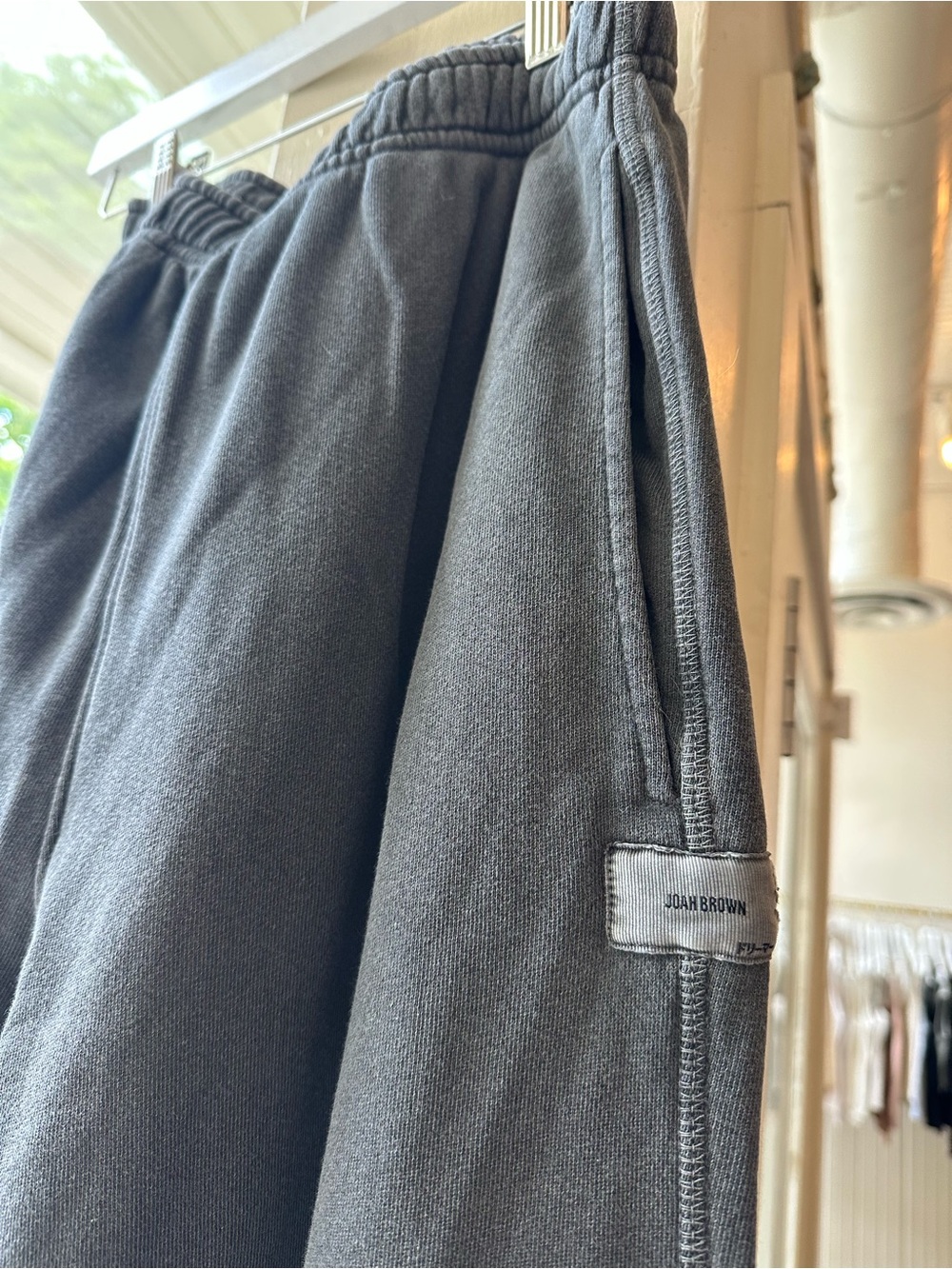 JOAH BROWN OVERSIZED STRAIGHT LEG JOGGER SIZE XS/SM - Picture 7 of 9